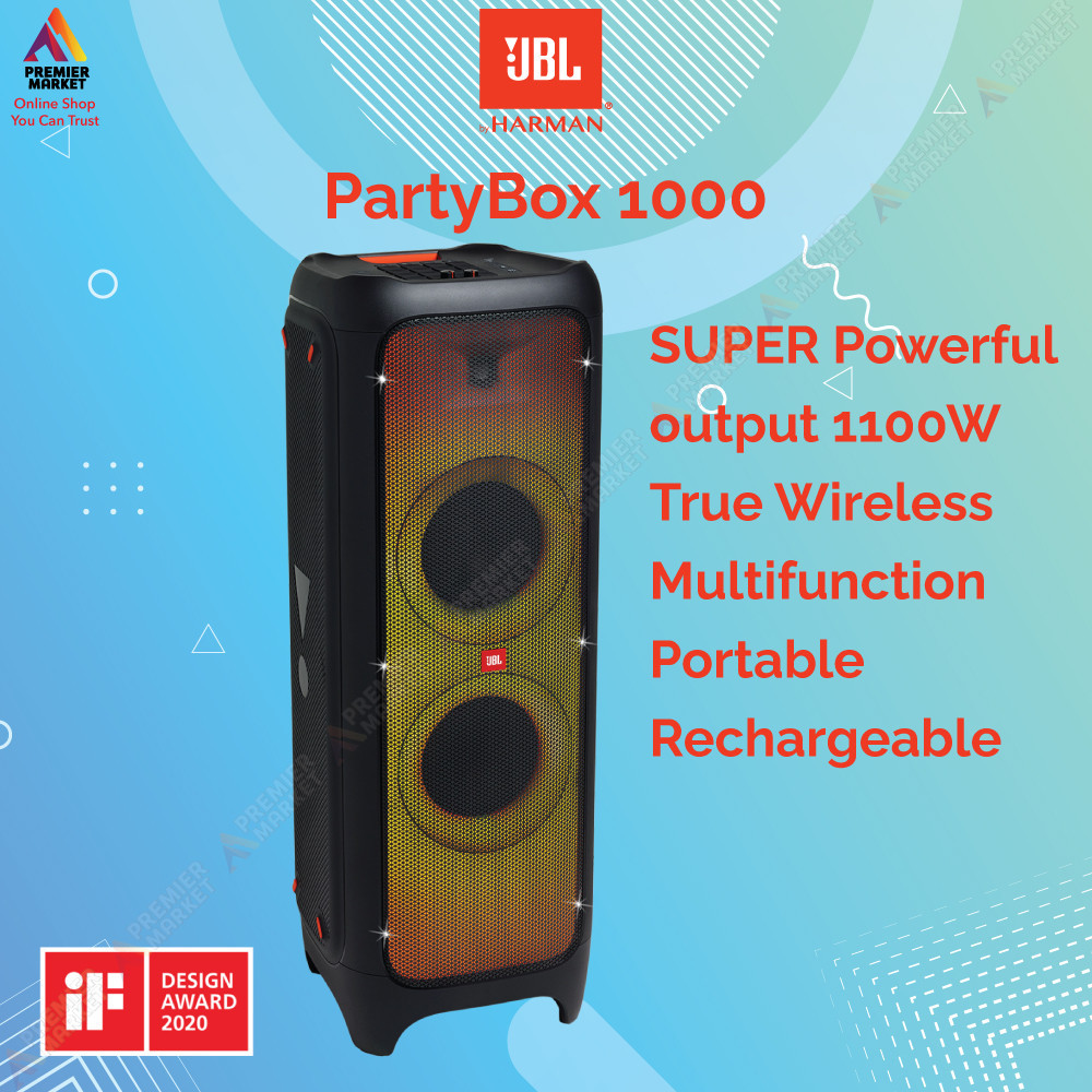 Big Ramadhan Sale JBL Partybox 1000 Speaker Aktif Wireless Portable Powerful TERBAIK