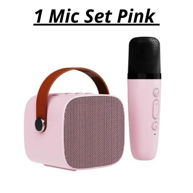 COD [NEW 2024] Mini Speaker Cipung Bluetooth 2 Mic Karoke SET Lengkap ORI Speaker Bluetooth Dua Mic 