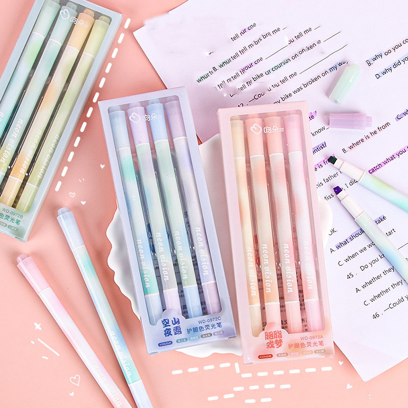 

TERFAVORIT! 1 SET STABILO HIGHLIGHTER DAN SPIDOL 2IN1 DENGAN BERBAGAI WARNA MOTIF TIE DYE LUXURY FS