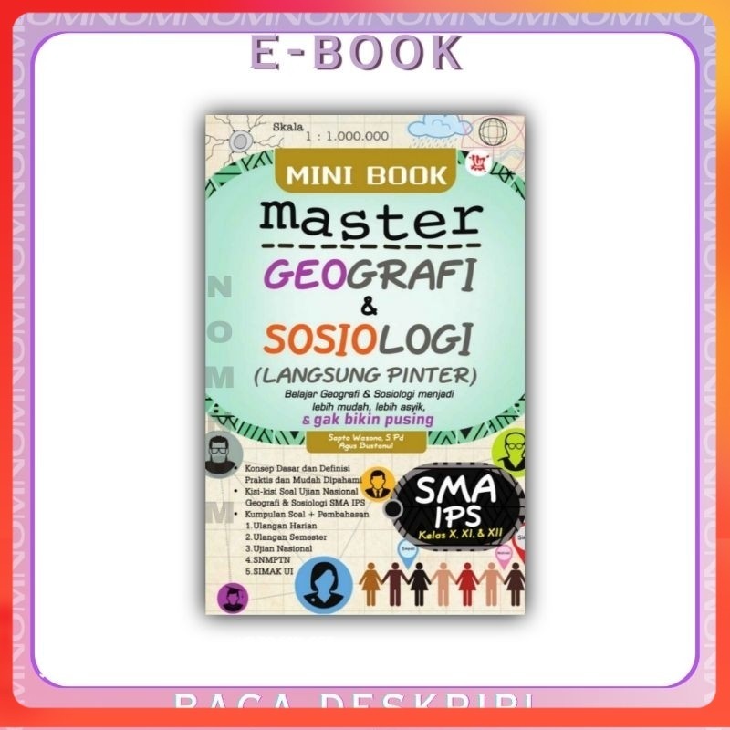

BELI 3 BONUS 1 MINI BOOK: Master Geografi dan Sosiologi (LANGSUNG PINTER) Untuk SMA X, XI, XII