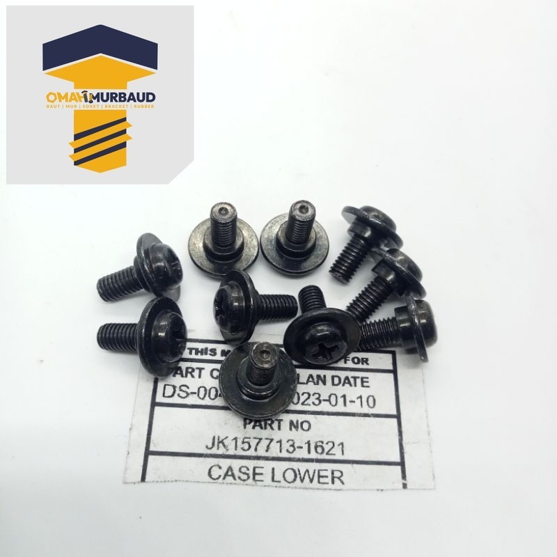 BOLT SCREW PAN M5X12 baut 8 BAUT COVER BODY HONDA