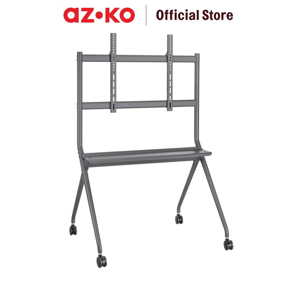 AZKO Krisbow 50-86 inci Bracket Tv Standing Rover - Abu-Abu fixed fixture television penyangga telev
