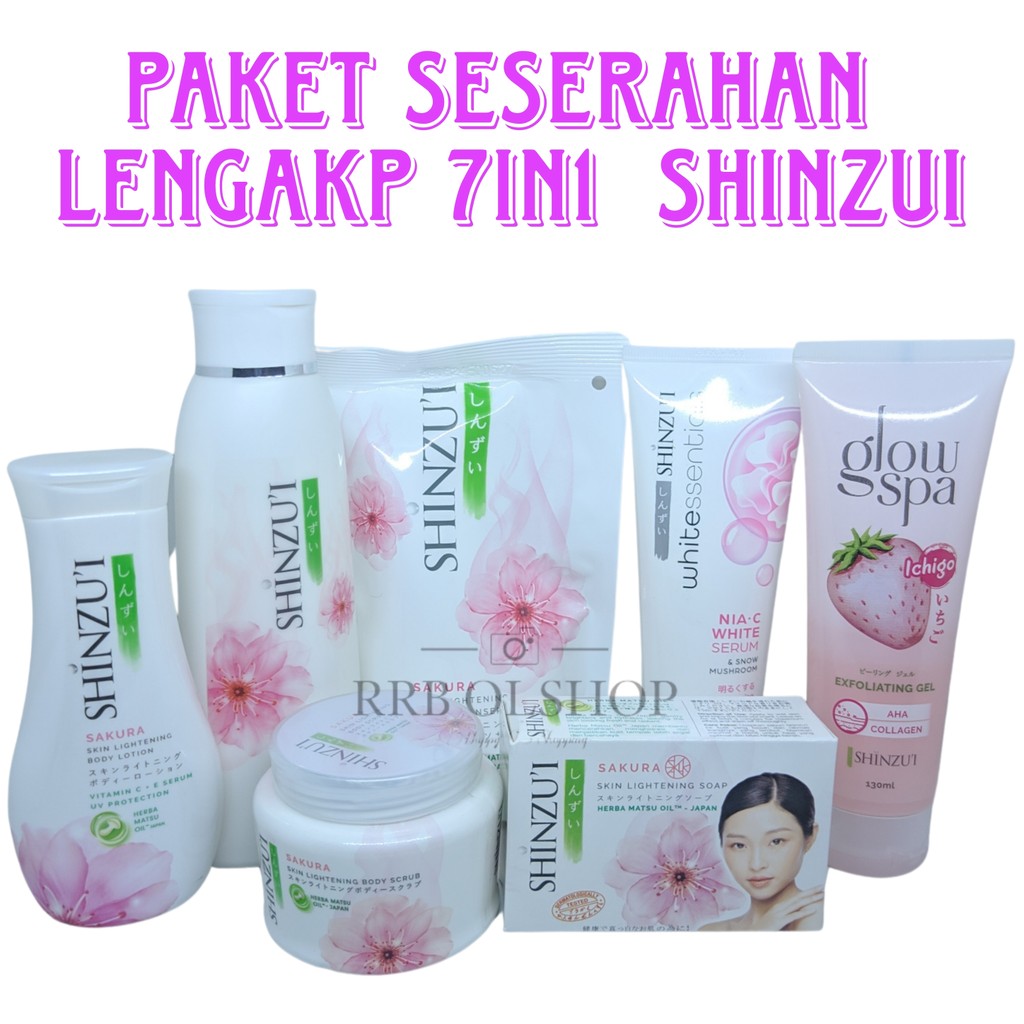 PAKET SESERAHAN SHINZUI 7 PRODUK LENGKAP / PAKET SHINZUI / PAKET KECANTIKAN