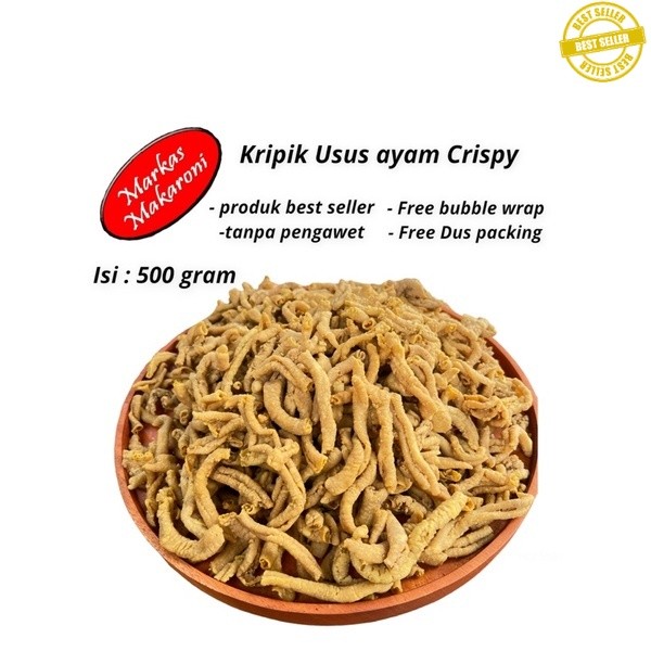 

kripik usus ayam crispy 500 gram