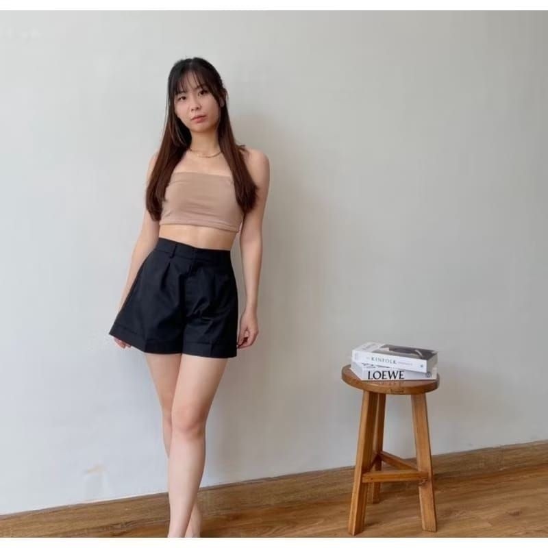 Celana Pendek Hotpants Fuschia Short Pants Highwaist Tere / Celana Wanita Terkini