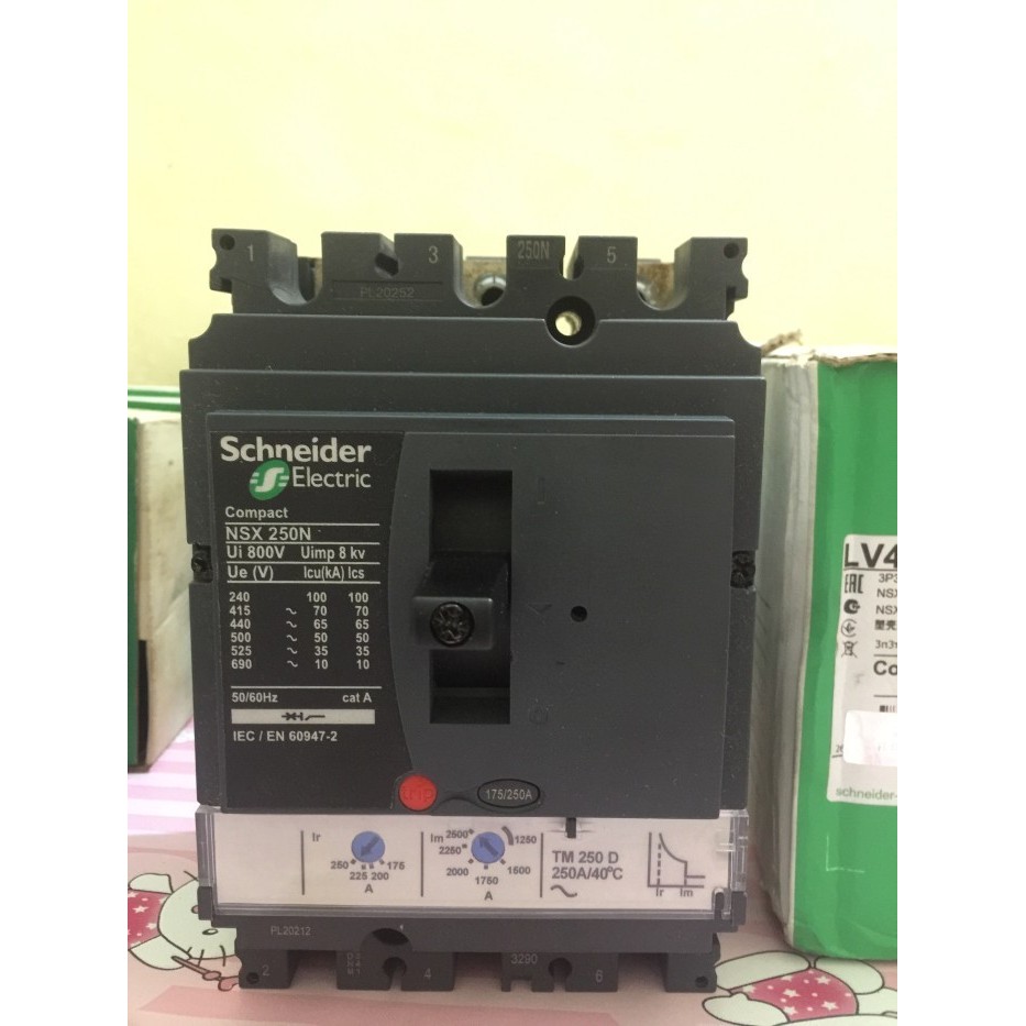 MCCB SCHNEIDER NSX250N 3P 250A/Breaker 250A NSX LV 431830