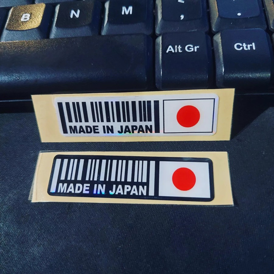 

Sticker Timbul Resin MADE IN JAPAN Panjang Stiker Lycal 3D Kecil Satua