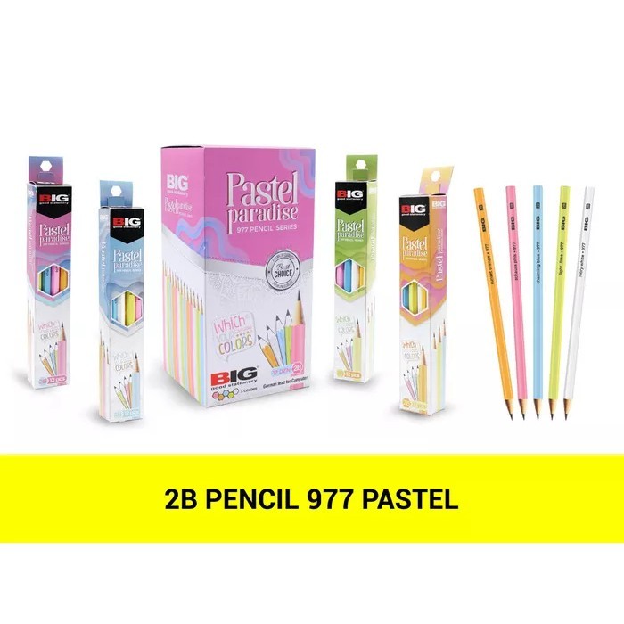 

PENSIL 2B PASTEL PARADISE BIG 977