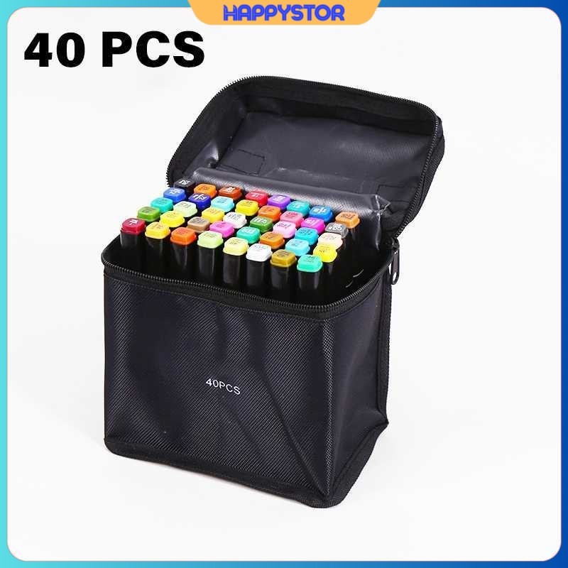 

Toddi Spidol Dual Side Fine Art Brush Art Marker Set 40 Warna - CY-006