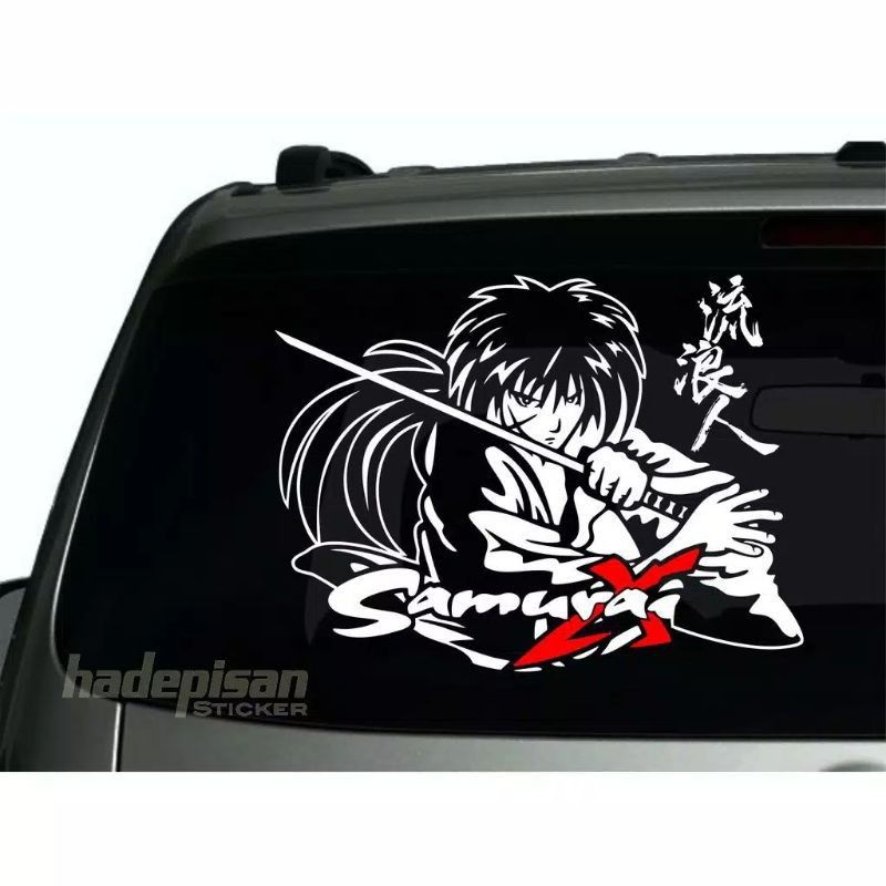 Jagonya Stiker sticker samurai X, stiker samurai X keren unik lucu viral custom stiker