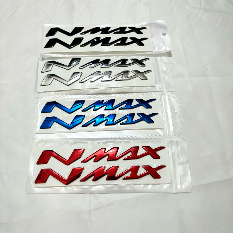 SEPASANG EMBLEM NMAX PREMIUM TIMBUL Emblem Nmax Timbul - Stiker Sticker Nmax New Old Logo 2022 2023 