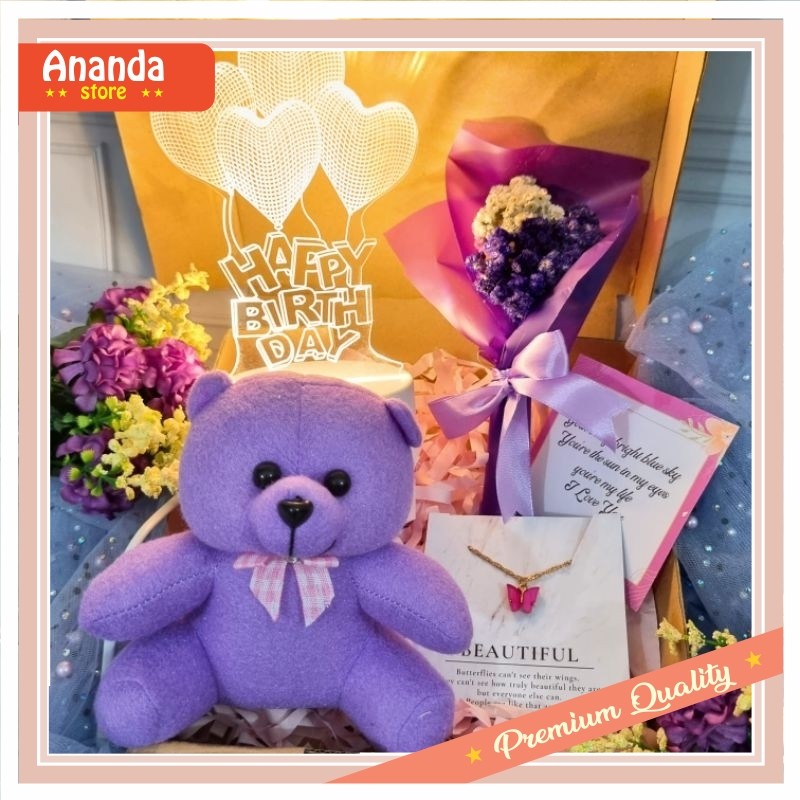 

Hampers murah Keren Promo Diskon / Kado Cewek Ungu / Hampers Ulang Tahun Ungu / Hadiah Wisuda Purple