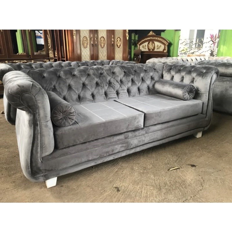 Sofa Cesterfield Sofa Empuk Sofa Minimalis