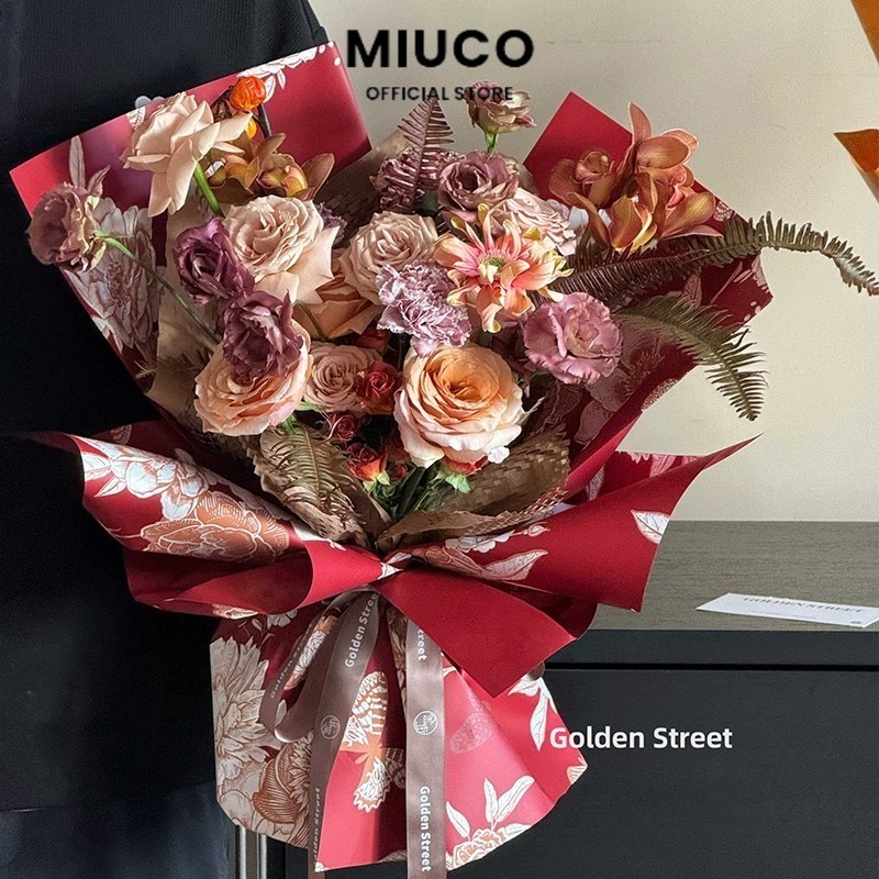 

MIUCO - FL47 R&B Kertas Bunga Paper Buket Motif Cellophane