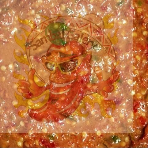 

Sambal plecing kangkung Pedas Level sambal