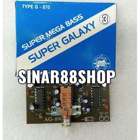 KIT SUPER GALAXI III 3 GALAXY MEGA BASS BAZZ 2 IC 2ic LA3600