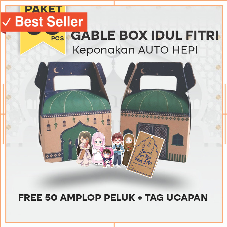 

Hampers unik Romantis Wisuda Anniversary Pacar Pasangan / Gable Box Lebaran Isi 50 Pcs / Box Hampers Idul Fitri / Parcel Hari Raya Prinperpack (Paket 50pcs)
