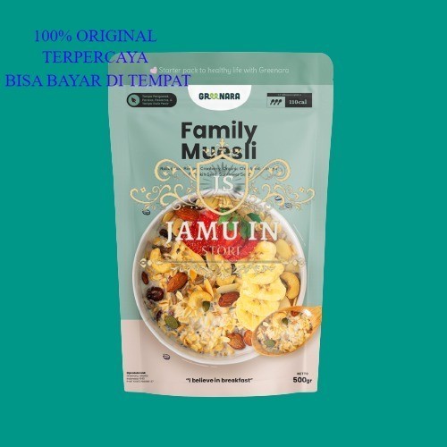 

Greenara - Family Muesli 500gr / Sarapan Sehat