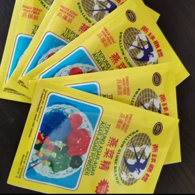Agar agar Wallet Swallow Globe Brand 1 sachet