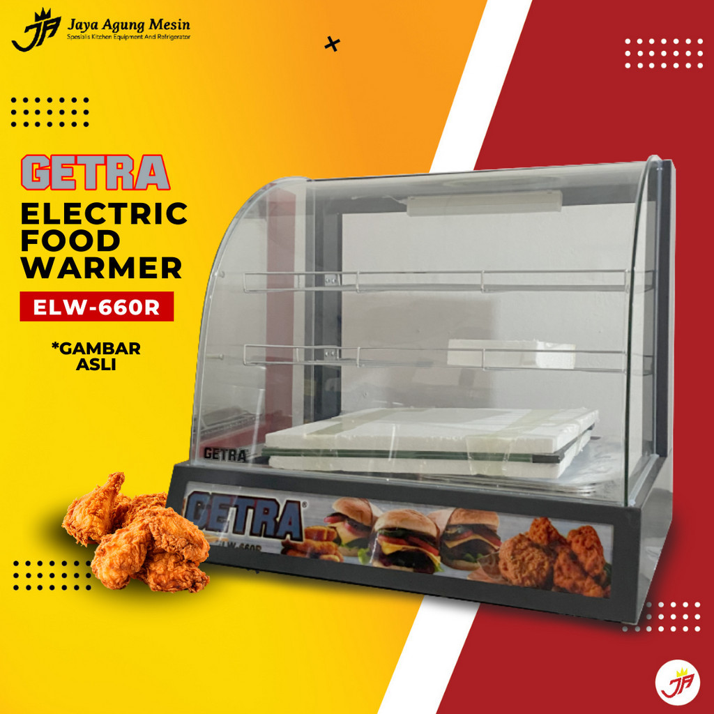 GETRA ELW-660R FOOD DISPLAY WARMER /SHOWCASE WARMER PENGHANGAT MAKANAN/SHOWCASE WARMER ELW 600 GETRA