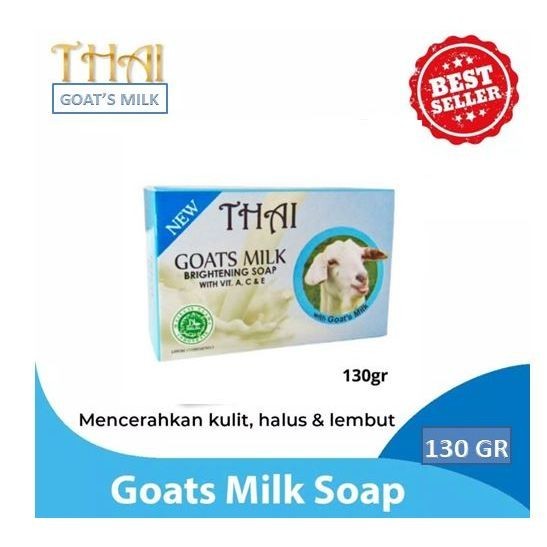 THAI GOATS MILK SOAP130GR / SABUN BATANG THAI GOAT MILK 130GR