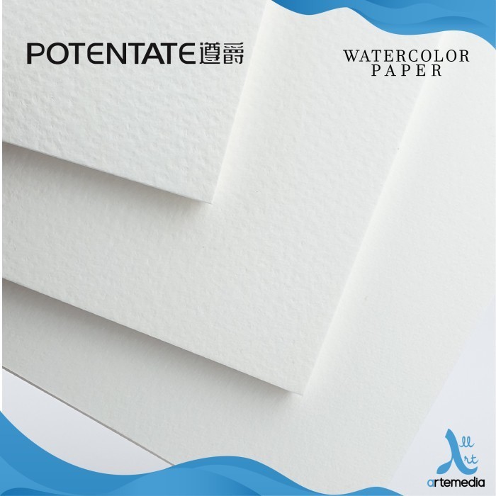 

PROMO!! -Kertas Cat Air Potentate Cotton 13x19cm Watercolor Paper Sheet Set - COLD PRESSED