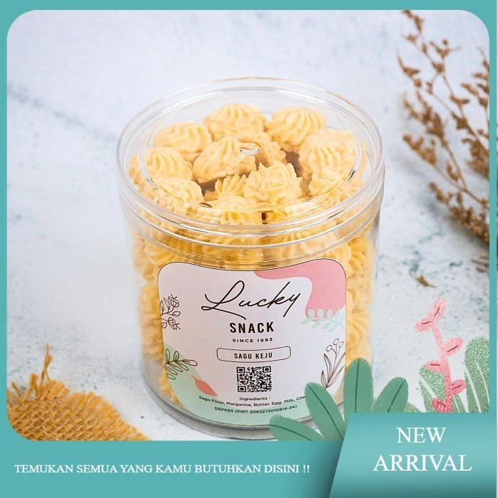 

Kue Kering "SAGU KEJU" Wisman Wijsman Toples Tabung 250 Gram