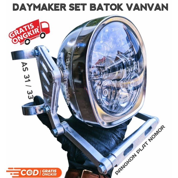 Lampu Daymaker Set Batok Vanvan