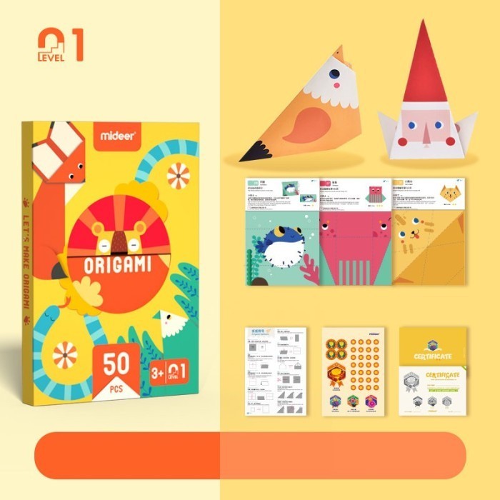 

Mainan Anak Anak Kado Ulang Tahun Kertas Origami Paper Craft Beginner Anak Laki Laki Perempuan Import Murah