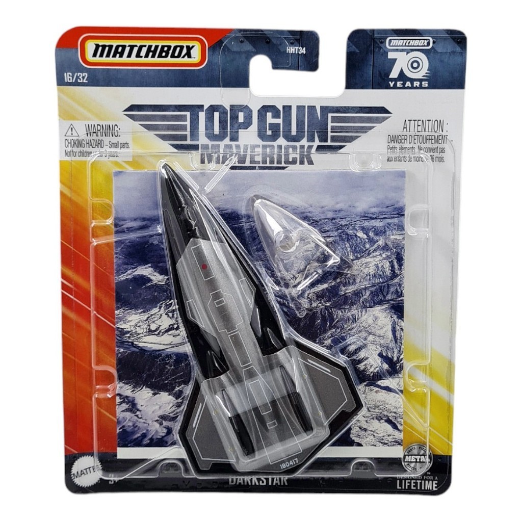 Matchbox 70 Years Top Gun Maverick Darkstar Pesawat