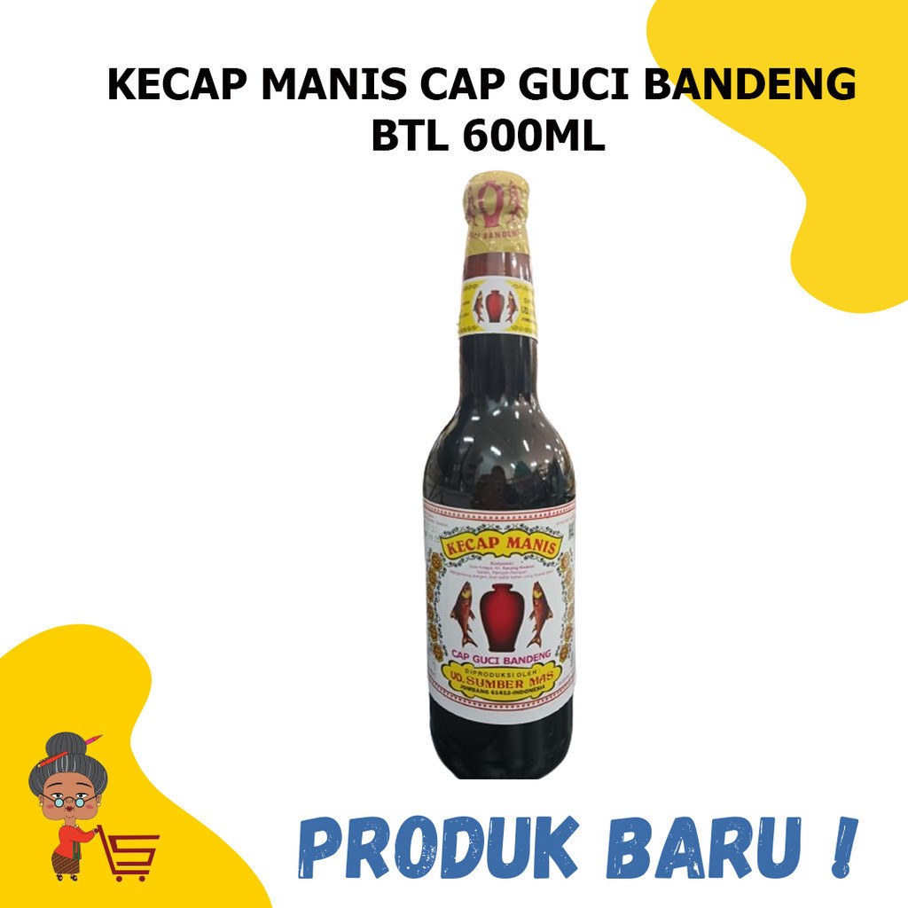 

KECAP MANIS CAP GUCI BANDENG BOTOL 300ML / KECAP MANIS CAP GUCI BANDENG / KECAP MANIS