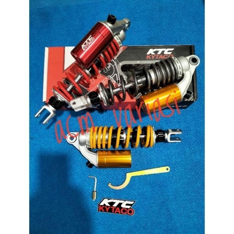 Diskon 80% shock/shockbreket TSS-04 tabung 325mm & TSS-01 300mm  KTC KYTACO mio,beat karbu,mio j, va