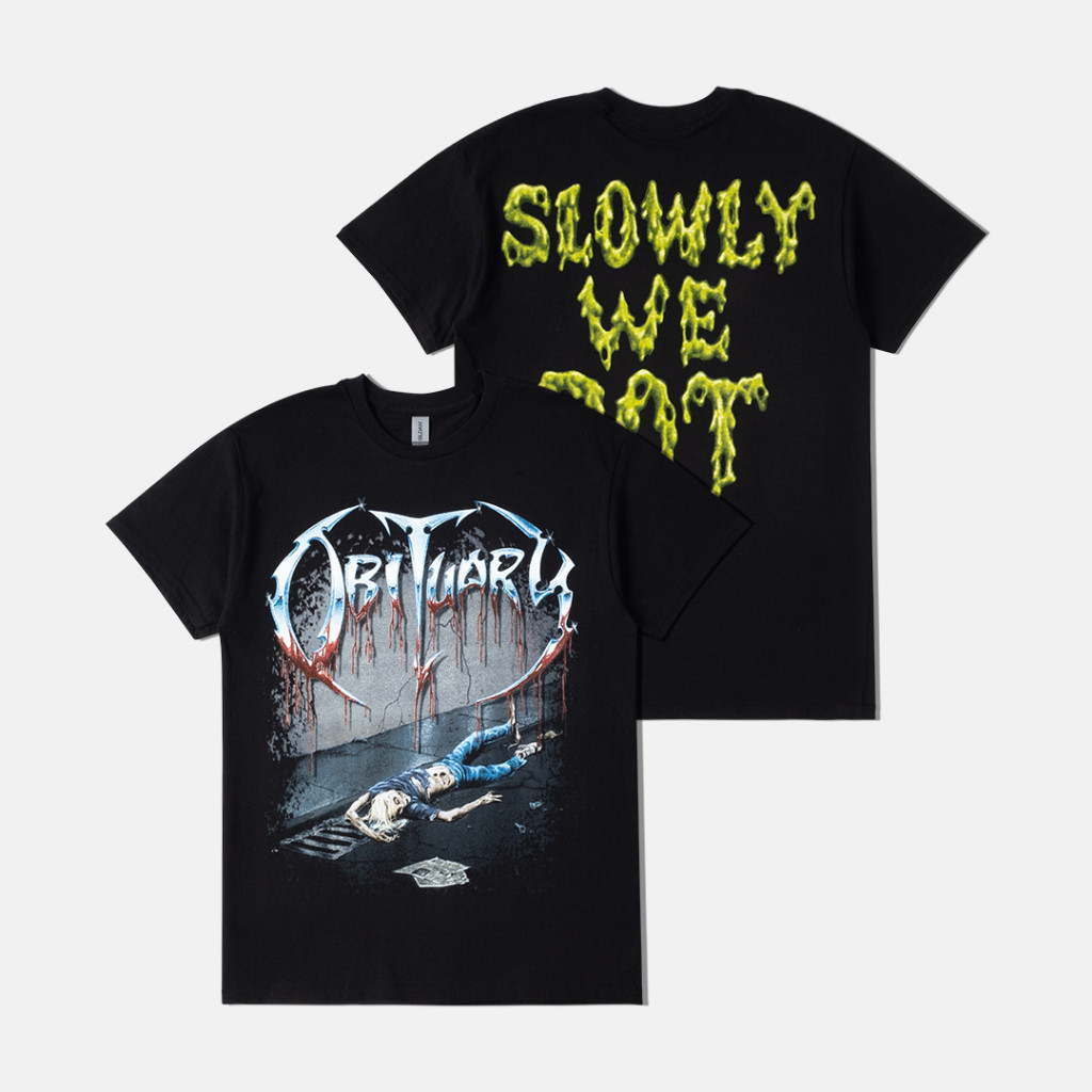 [HOT] Obituary - Slowly We Rot Tshirt