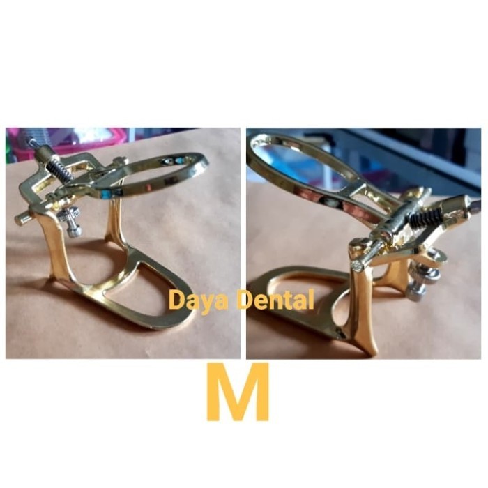 Dental okludator/ocludator kuningan lab gigi ukuran M