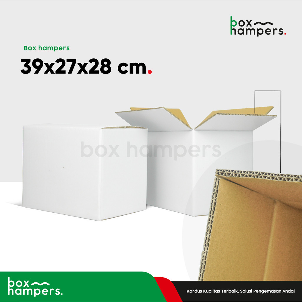 

Box 39X27X28 (BIZLINE OKAM) Double Wall Kardus/karton/paking/kemasan/Box Normal/normal/amdk/hampers/tinggi28