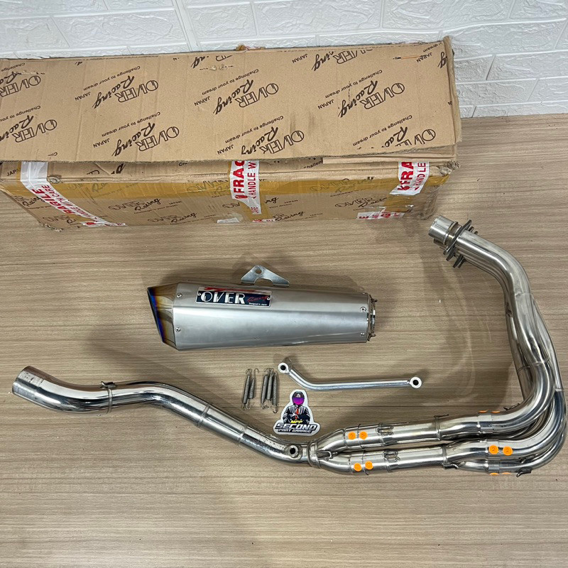 knalpot over racing ttf japan fullsistem zx25r zx25rr original