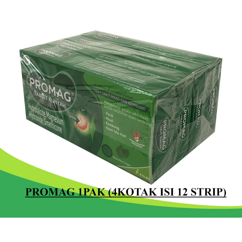 PROMAG TABLET 1 Slop @ 4 Dus 12strip isi120tablet