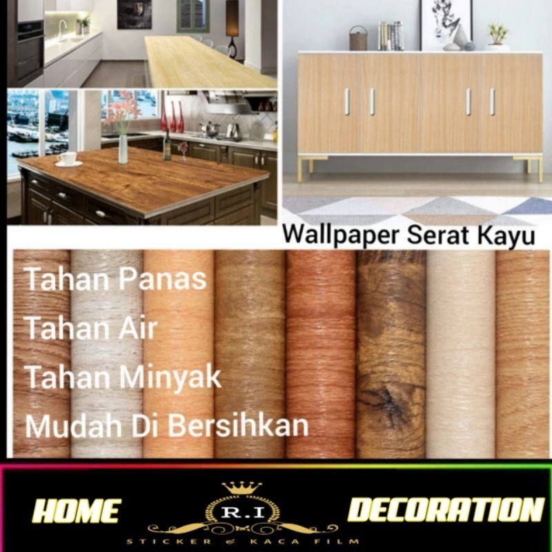 stiker pintu kmarmandiSticker Deco Sheet PVC Pelapis Furniture Lemari Triplex Meja Kertasive PVC SHE