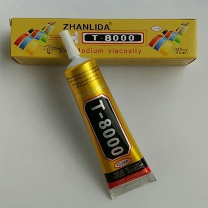 LEM LCD TOUCHSCREEN T7000 T8000 15 ML WARNA HITAM LEM HP LEM LCD TS SPAREPART HP