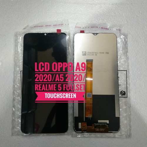 LCD REALME 5 FULLSET TOUCHSCREEN BLACK ORI