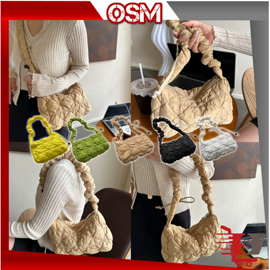 OSM - T6153 Puffy Bag / Shoulder Bag Puffy / Puffy Sling Bag / Tas Selempang Puffy Adjustable / Aest