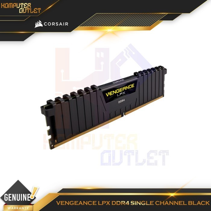 CORSAIR RAM VENGEANCE LPX 16GB DDR4 (SINGLE CHANNEL) 2666MHZ MEMORY PC