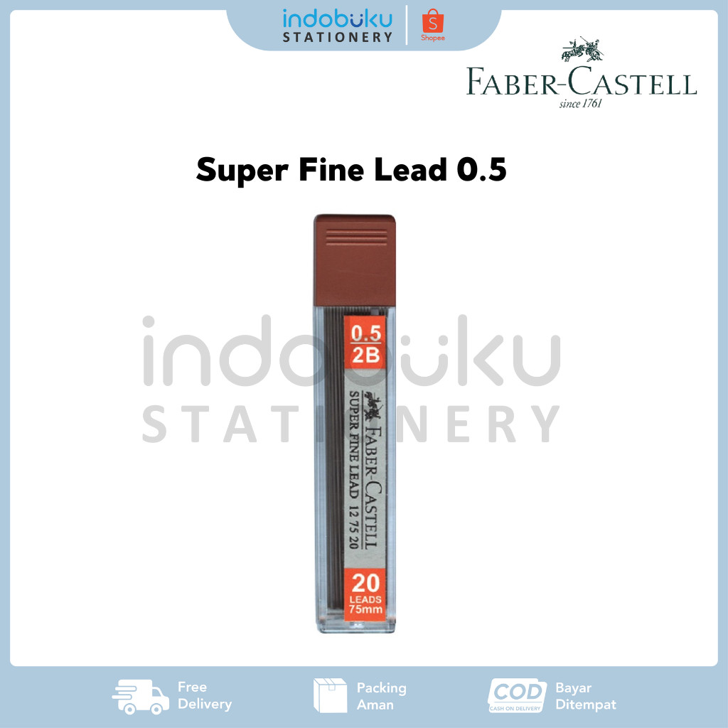 

Refill Mechanical Pencil Lead 0.5MM (2B) Faber-Castell