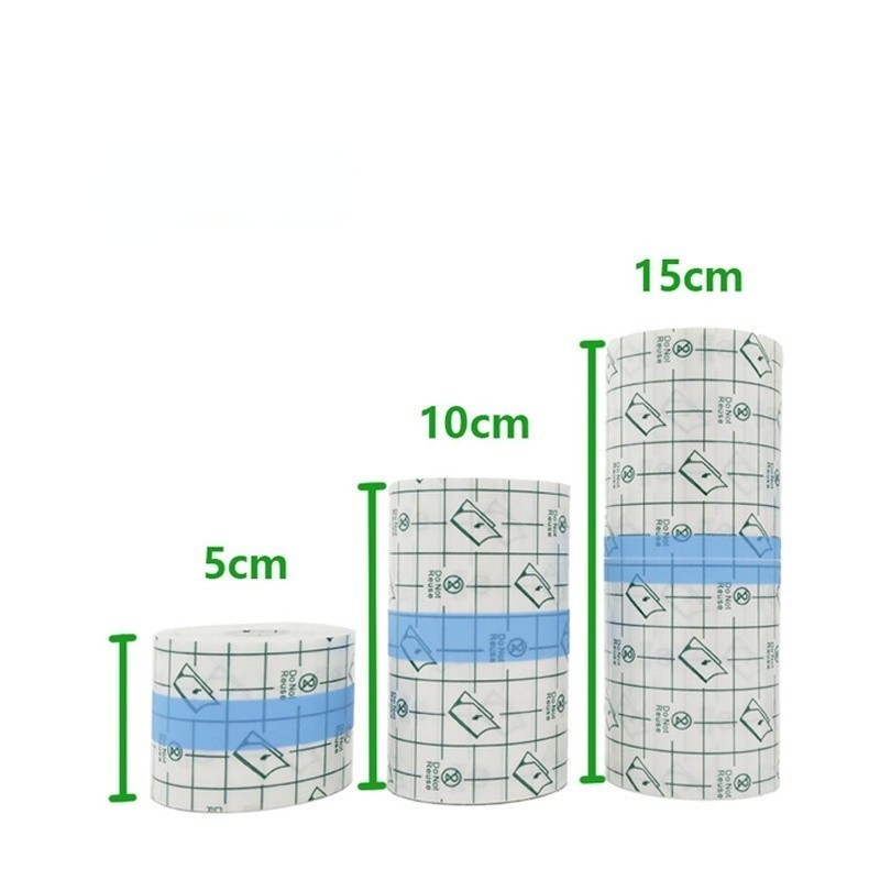 10M Tranparent Film Dressing Roll / Pita Medis Anti Air / Tahan Air Luka Plester / Perban Medis Film
