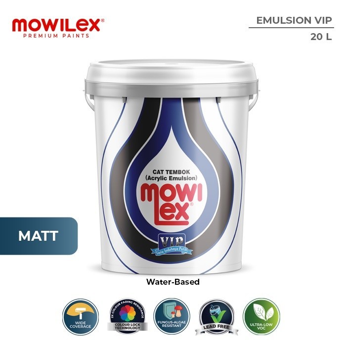Mowilex Emulsion VIP Cat Tembok 20 L