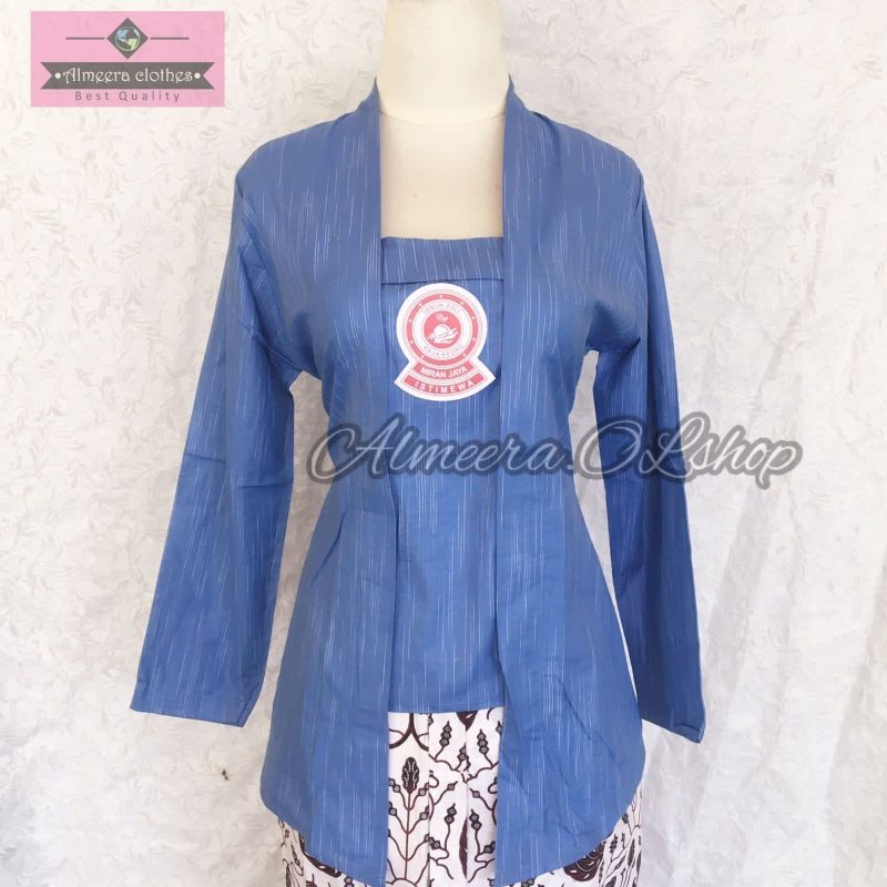 LURIK JAWA kebaya lurik motif hujan gerimis