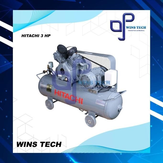Compressor/Kompresor Angin Hitachi 3 Hp 1 Phase 2.2P-9.5Vs5A Original