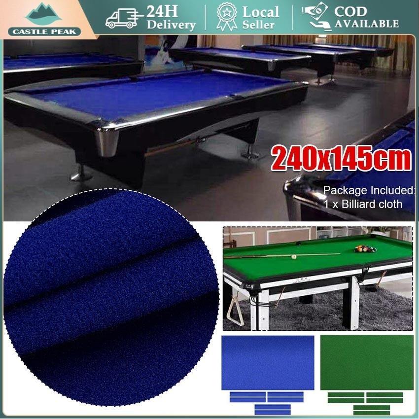 kain billiard 7 ft / Kain laken Billiard 7 ft/ 7 Ft Billiard Table Cloth/Kain meja biliar - kain