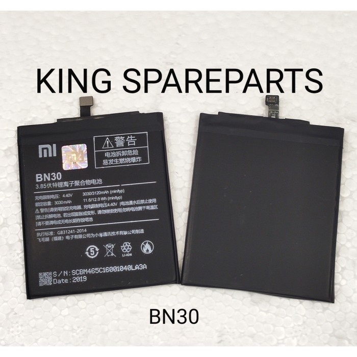 BATRE BATREI BATEREI XIAOMI REDMI 4A BN30 BN 30