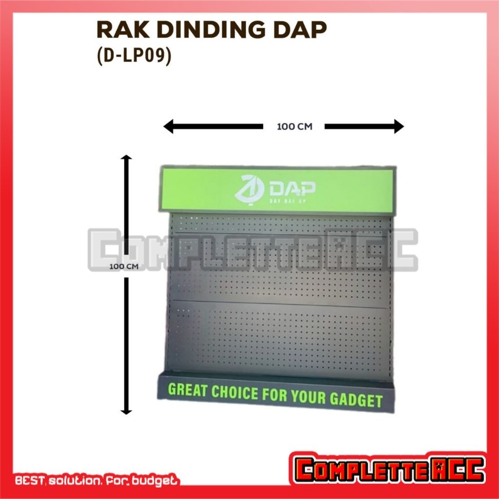 RAK DINDING DAP